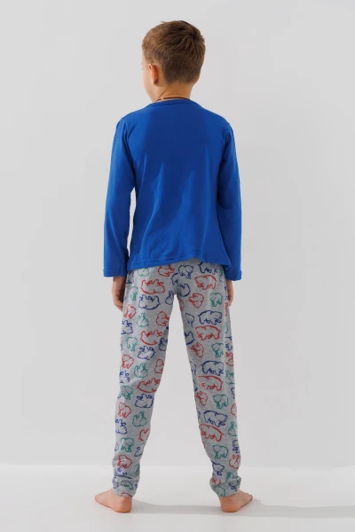 Пижама для мальчика Cotton more 42018 2-3 года Синий (2000990731135A)  Фото №3