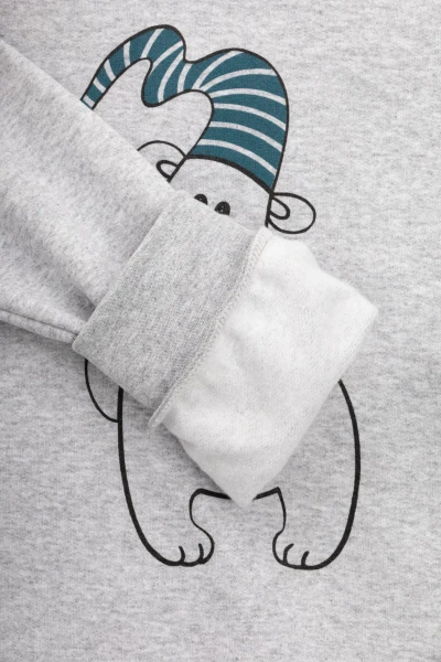 Піжама для хлопчика Baby Life 303 Ведмедик 158-164 см Сірий  Фото №11
