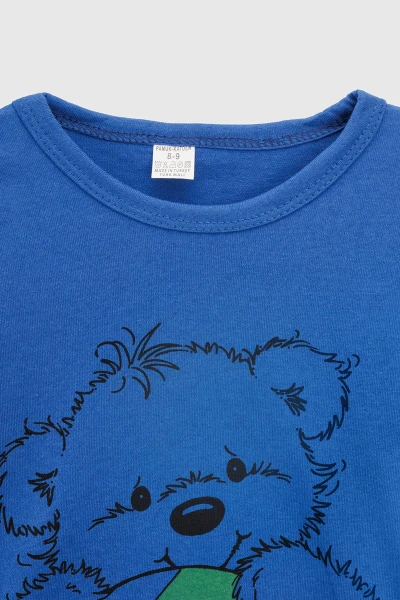 Пижама для мальчика Cotton more 42018 2-3 года Синий (2000990731135A)  Фото №7
