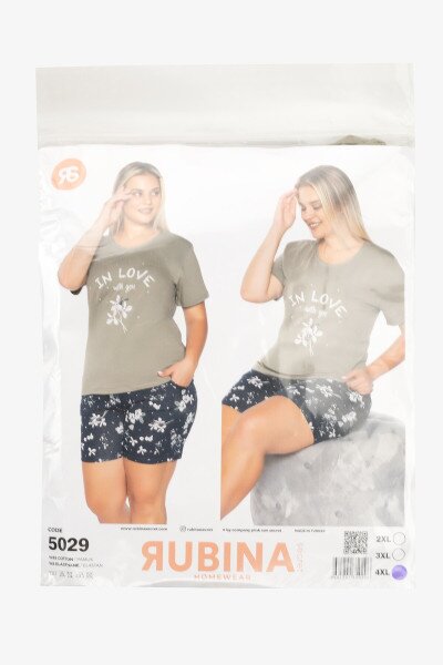 Купити Піжама жіноча RUBINA 5029 2XL Зелено-синій Артикул: 2000990829498 Фото №14