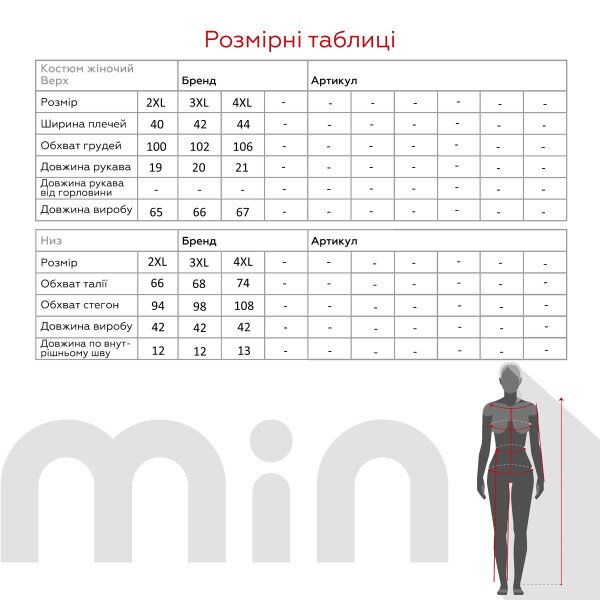 Купити Піжама жіноча RUBINA 5029 2XL Зелено-синій Артикул: 2000990829498 Фото №15