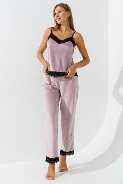 Купить Пижама женская Fleri F60145 38 Пудровый (2000990800770W) Артикул: 2000990800770 Фото №1