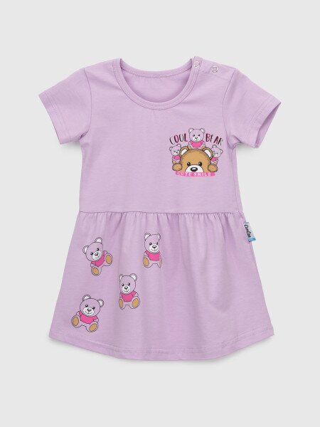 Купити Сукня для дівчинки Baby Show 13151 68 см Бузковий (2000990473769S) Артикул: 2000990473769 Фото №1