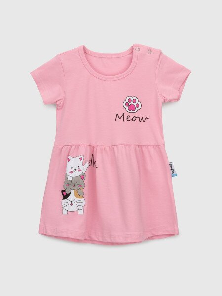 Купить Платье для девочки Baby Show 13152 68 см Розовый (2000990473899S) Артикул: 2000990473899 Фото №1