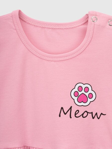 Купить Платье для девочки Baby Show 13152 68 см Розовый (2000990473899S) Артикул: 2000990473899 Фото №2