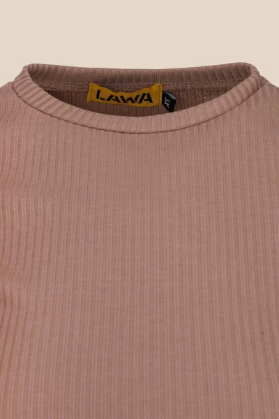 Сукня однотонна жіноча LAWA WBC02371 S Мокко  Фото №6