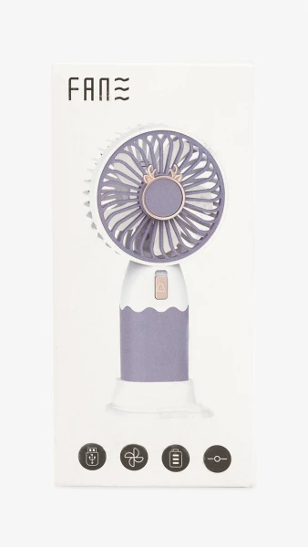 Портативный вентилятор Mini Fan-210 Голубо-синий  Фото №3