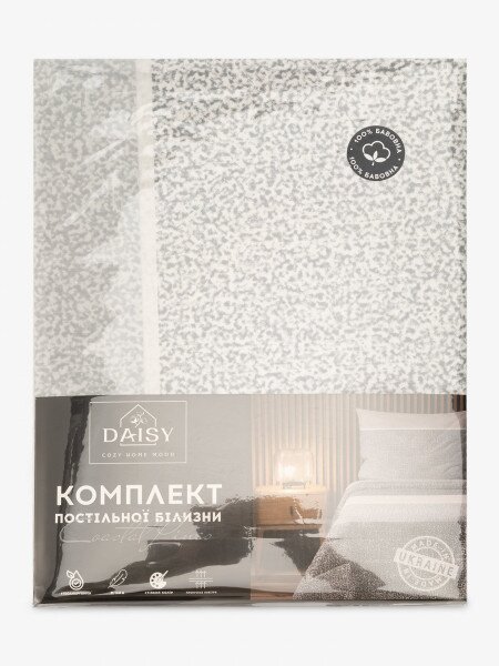 Купити Постільна білизна Євро COASTAL LINES Daisy Різнокольоровий Артикул: 4820298414749 Фото №4