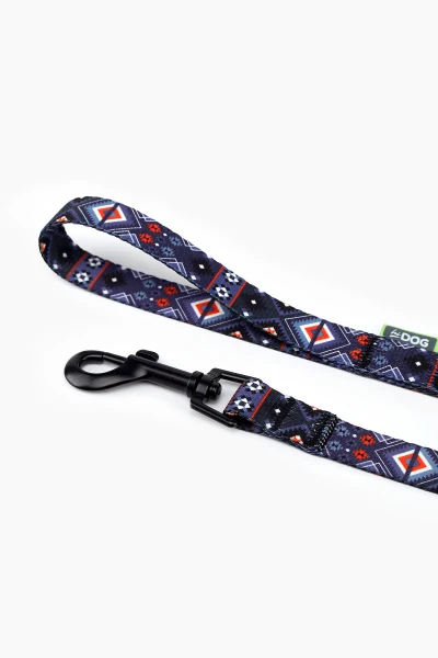 Поводок ТМ HIDOG &quot;Aztec purple&quot; , ширина 20 мм (довжина 152 см) (2100102326010A)(SN)  Фото №2