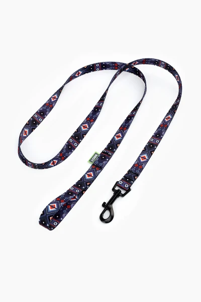 Поводок ТМ HIDOG &quot;Aztec purple&quot; , ширина 25 мм (довжина 152 см) (2100102327017A)(SN)  Фото №3