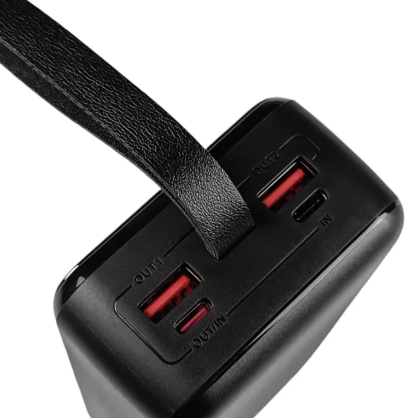 Купить Повербанк GRUNHELM GP-30BQC 30.000 mAh; быстрая зарядка 22.5W Черный Артикул: 6990001375327 Фото №2