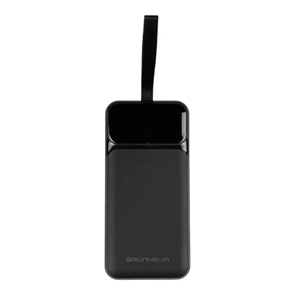 Купить Повербанк GRUNHELM GP-30BQC 30.000 mAh; быстрая зарядка 22.5W Черный Артикул: 6990001375327 Фото №1