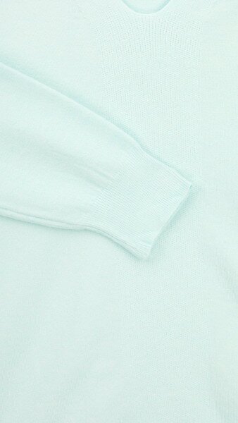 Купити Пуловер однотонний жіночий On me 025 XL М'ятний Артикул: 2000999183829 Фото №9
