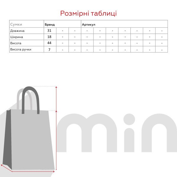 size grid