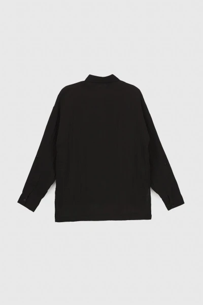 Рубашка однотонная для девочки LocoLoco 9078 128 см Черный (2000990348487S)(SC)  Фото №12