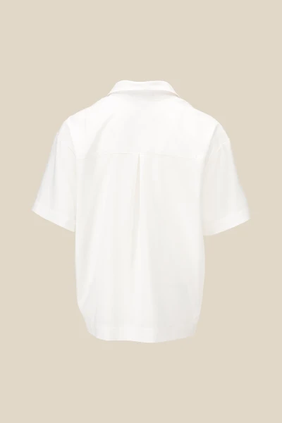 Купить Рубашка однотонная женская LAWA K-WTC02392 XL Молочный Артикул: 2000990648853 Фото №9