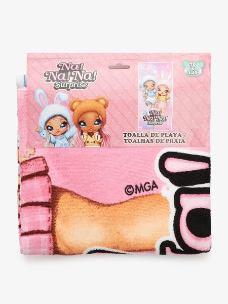 Купить Полотенце-пончо для пляжа NANA 52 47 101 MICRO One Size Розовый Артикул: 5904009086018 Фото №3