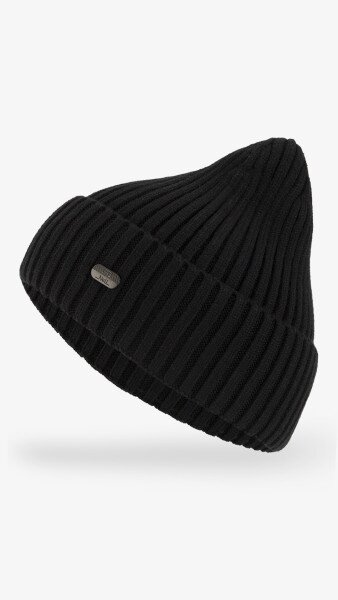 Купить Шапка мужская ES112 One Size Черный Артикул: 2000999269073 Фото №3