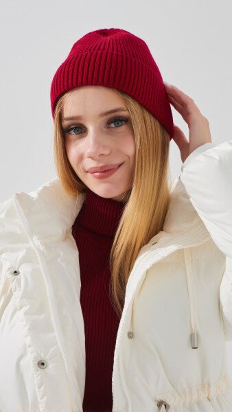 Купить Шапка детская унисекс LAWA KBA02301 One Size Бордовый Артикул: 2888000018373 Фото №1