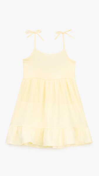 Купить Сарафан для девочки Aura Style 5005-1 116 см Желтый Артикул: 2000999546556 Фото №8