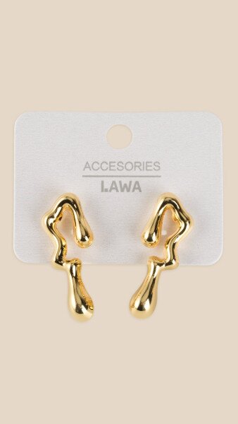 Купити Сережки жіночі Краплі "База" LAWA WTJ02623 Золотий Артикул: 2000999550676 Фото №2