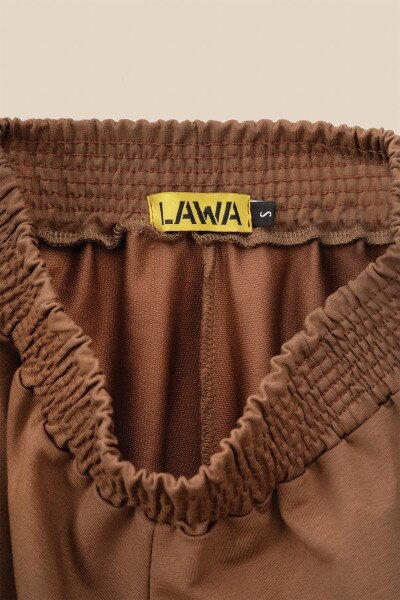 Купити Шорти трикотажні однотонні жіночі LAWA WBC02410 XS Мокко Артикул: 2000990691620 Фото №8