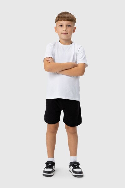 Купить Шорты спортивные однотонные для мальчика Happy Kids 69 122 см Черный (2000990003393S) Артикул: 2000990003393 Фото №4