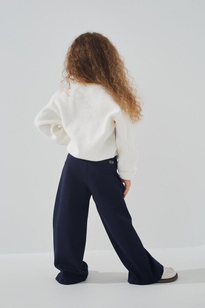 Купить Штаны однотонные для девочки Vio Faloni 5501 116 см Синий (2000990494788D)(SC) Артикул: 2000990494788 Фото №3