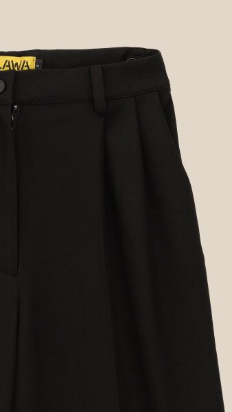 Купить Брюки палаццо с узором женские LAWA WTC02336 L Черный Артикул: 2000990770899 Фото №2
