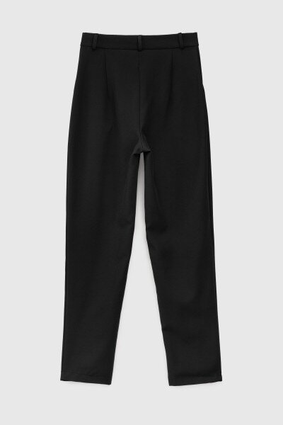 Купить Штаны зауженные однотонные женские 2426 4XL Черный (2000990735614D) Артикул: 2000990735614 Фото №8