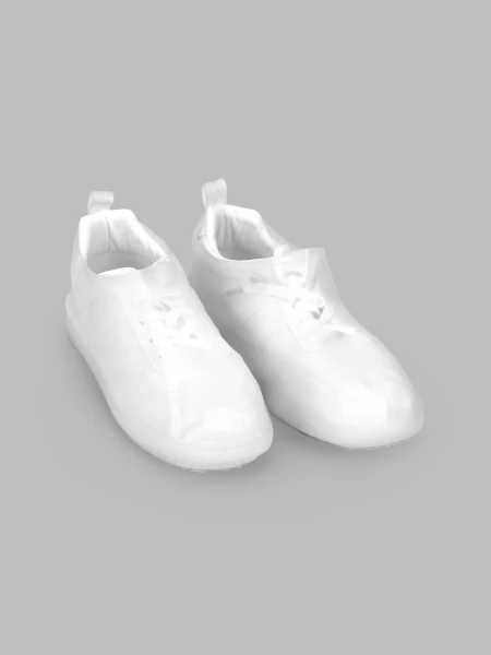 Силиконовые бахилы от дождя для мужчин Y188-X 41-42 Белый (2000990498717A)  Фото №3