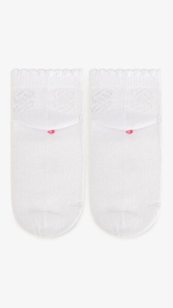 Купить Носки для девочки ADN Kids 1307 80-92 см Белый Артикул: 2000999220432 Фото №3