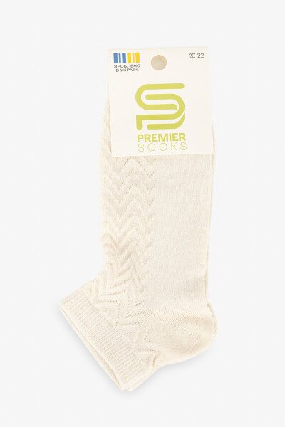 Купить Носки для девочки Premier Socks 15Д-4А 20-22 Молочный Артикул: 2000991062450 Фото №6