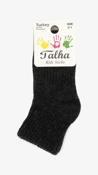 Купити Шкарпетки для хлопчика Talha 519 50-80 см Темно-сірий Артикул: 2000999445224 Фото №4