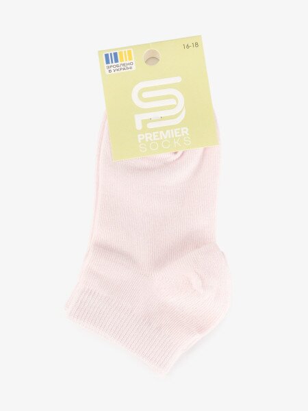Купить Носки короткие для девочки PremierSocks 16Д-3 16-18 Светло-розовый Артикул: 4820203396955 Фото №3