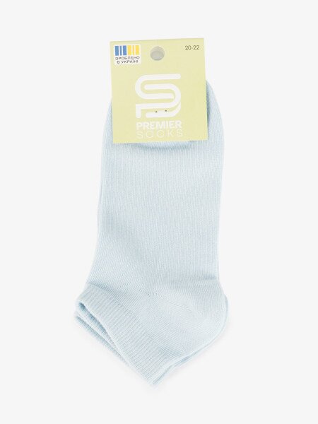 Купить Носки короткие для девочки PremierSocks 16Д-3 18-20 Светло-голубой Артикул: 4820203397013 Фото №3