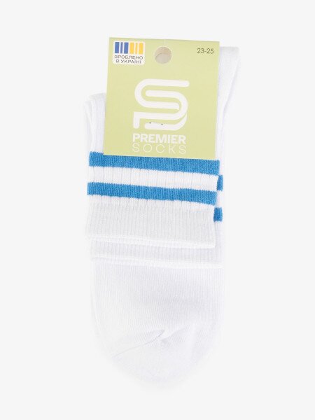 Купить Носки высокие для мальчика PremierSocks 16Д-1J 23-25 ​​Белый Артикул: 4820203391691 Фото №3