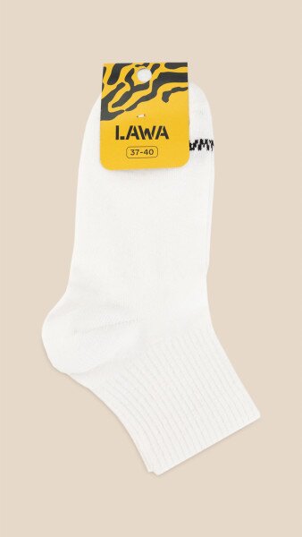 Купить Носки женские LAWA WBA02301 23-25 ​​Белый Артикул: 2888000017581 Фото №4