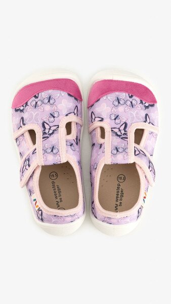Купити Сліпони для дівчинки Weestep 701-115-метелики 25 Рожевий Артикул: 2000999310096 Фото №8