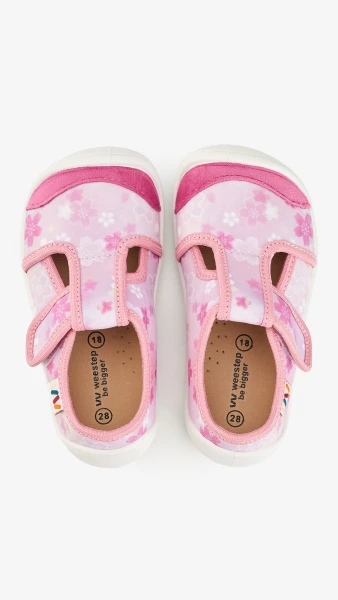 Купить Слипоны для девочки Weestep 701-142 25 Розовый Артикул: 2000999390135 Фото №8