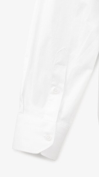 Купить Рубашка классическая однотонная мужская GENUA 3808-1 2XL Белый Артикул: 2000999421143 Фото №9