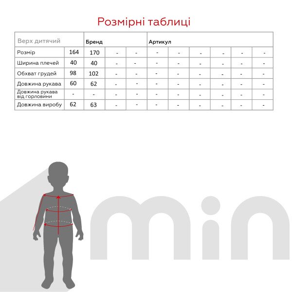 size grid
