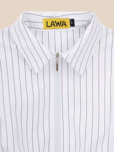 Купить Рубашка с узором женская LAWA WTC02481 S Белый Артикул: 2000999642777 Фото №2