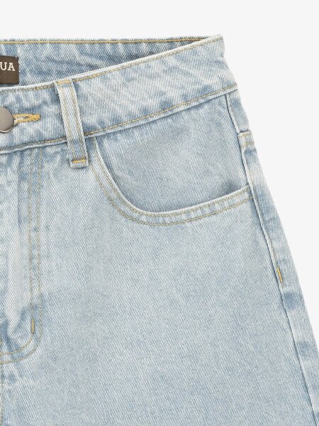 Купить Шорты однотонные женские GENUA G01139-0005 2XL Голубой Артикул: 2000999508240 Фото №2