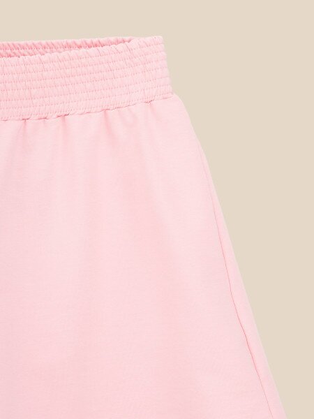 Купить Шорты трикотажные однотонные женские LAWA K-WBC02398 XS Розовый Артикул: 2000999585357 Фото №7