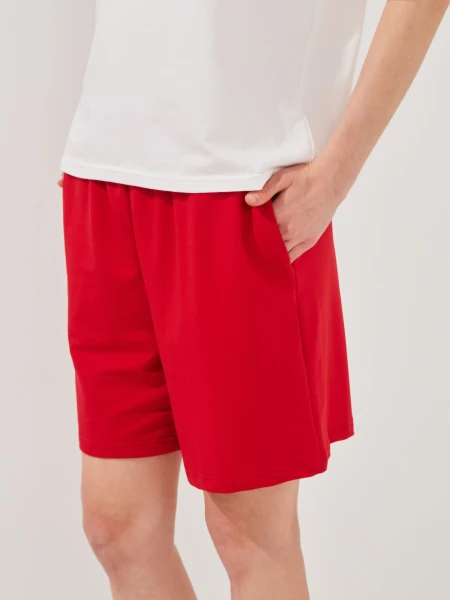 Купить Шорты трикотажные однотонные женские LAWA WBC02406 XL Красный Артикул: 2000999599873 Фото №1