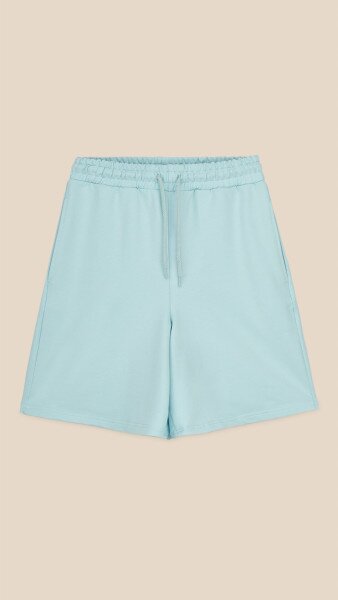 Купити Шорти трикотажні однотонні жіночі LAWA WBC02406 XS Блакитний Артикул: 2000999201325 Фото №7