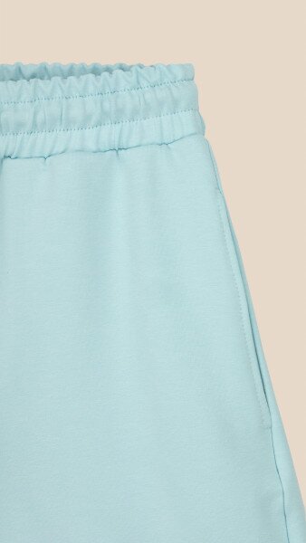 Купити Шорти трикотажні однотонні жіночі LAWA WBC02406 XS Блакитний Артикул: 2000999201325 Фото №8