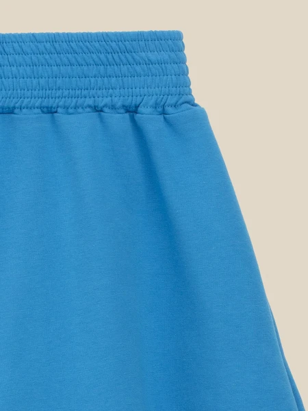 Купить Шорты трикотажные однотонные женские LAWA WBC02410 XL Синий Артикул: 2000999613814 Фото №7