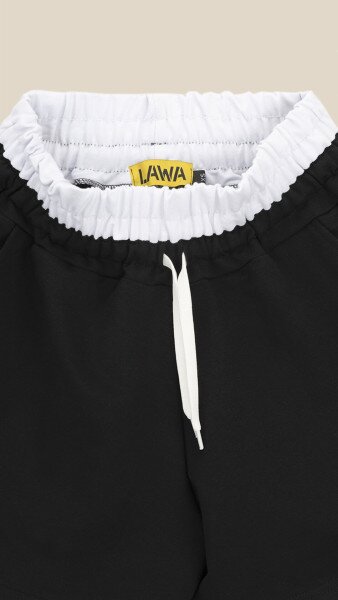 Купить Шорты трикотажные однотонные женские LAWA WTC02438 XS Черный Артикул: 2000999182693 Фото №9